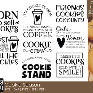 Cookie Saison SVG und Cut Dateien für Handwerker