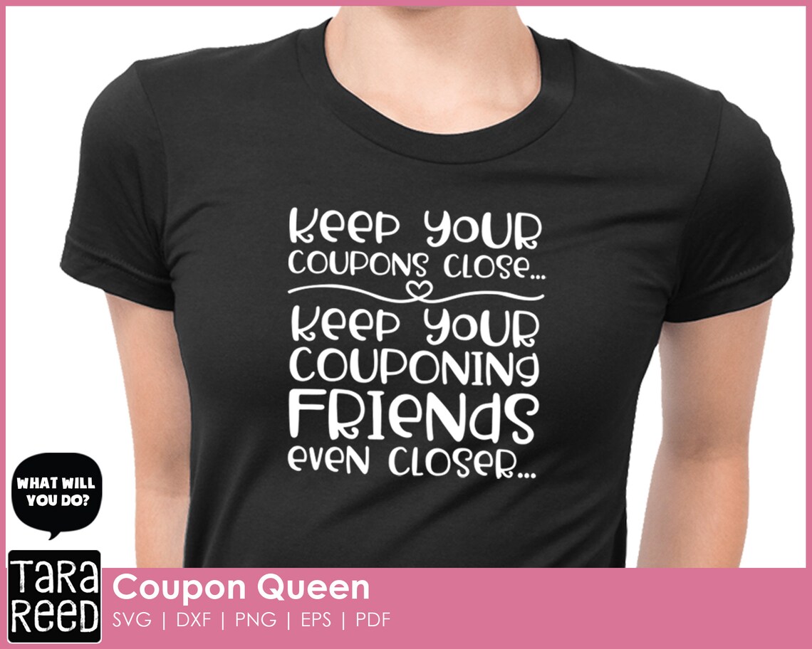 Coupon Queen Couponing SVG and Cut Files for Crafters - Etsy