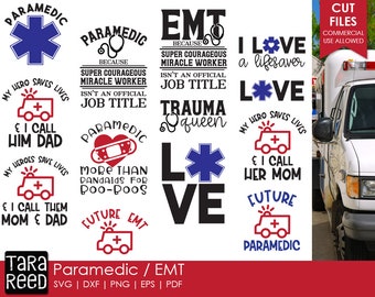 Paramedic SVG and Cut Files for Crafters