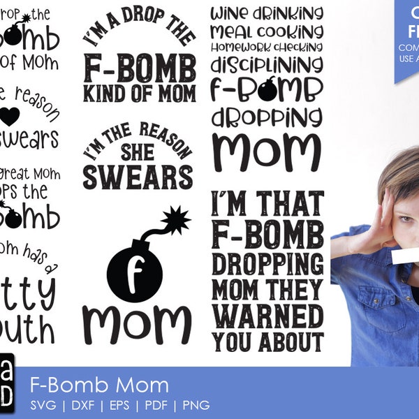 F Bomb Mom Svg - Etsy