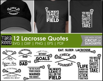 Lacrosse SVG-bestanden voor Cricut of Silhouette | Lacrosse-shirts