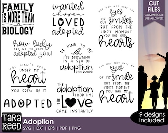 Adoption - Family SVG and Cut Files for Crafters