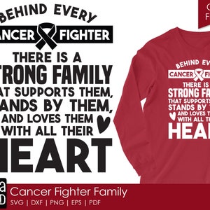 Cancer Fighter Family - Cancer SVG Files for Crafters
