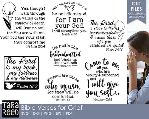 Download Bible Verses For Grief Bible Verse Svg And Cut Files For Etsy