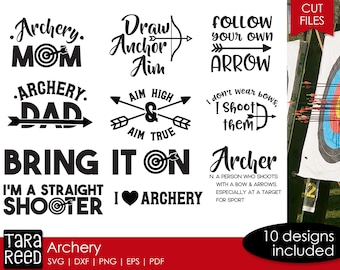 Archery SVG and Cut Files for Crafters