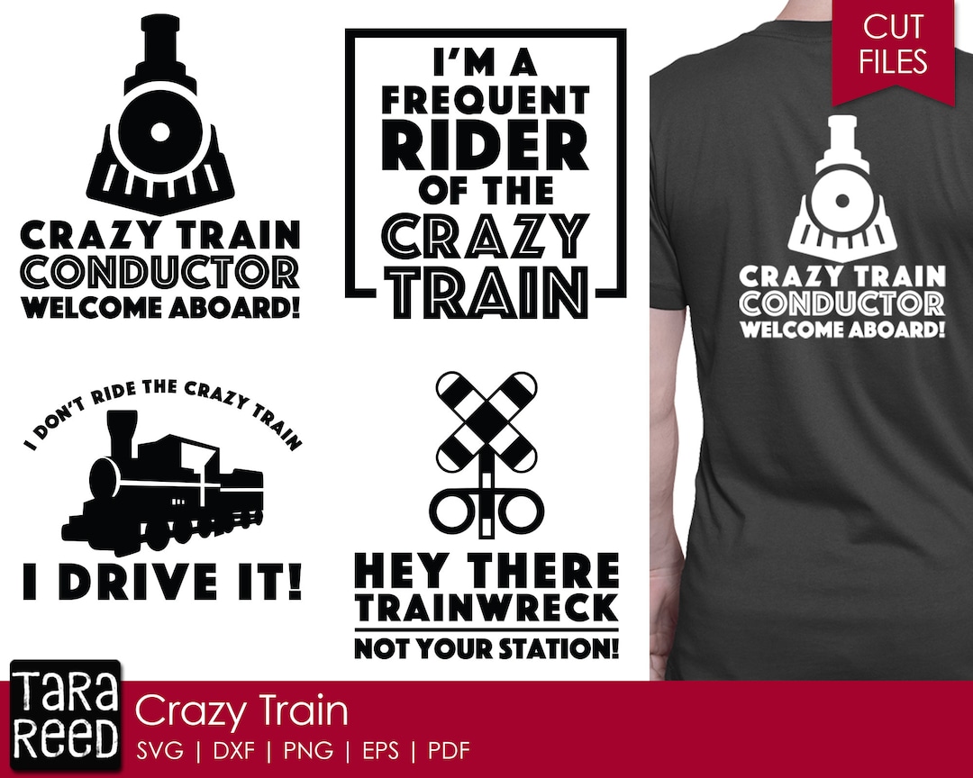 Crazy Train Funny SVG and Cut Files for Crafters - Etsy