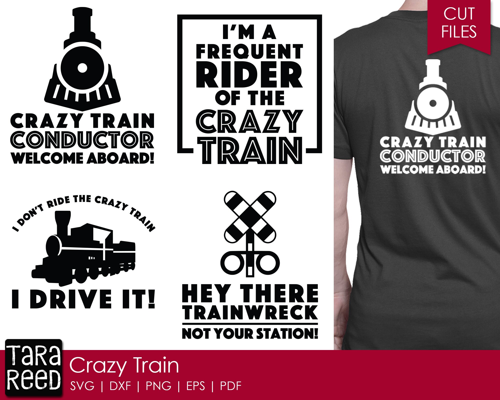 Crazy Train Funny SVG and Cut Files for Crafters | Etsy