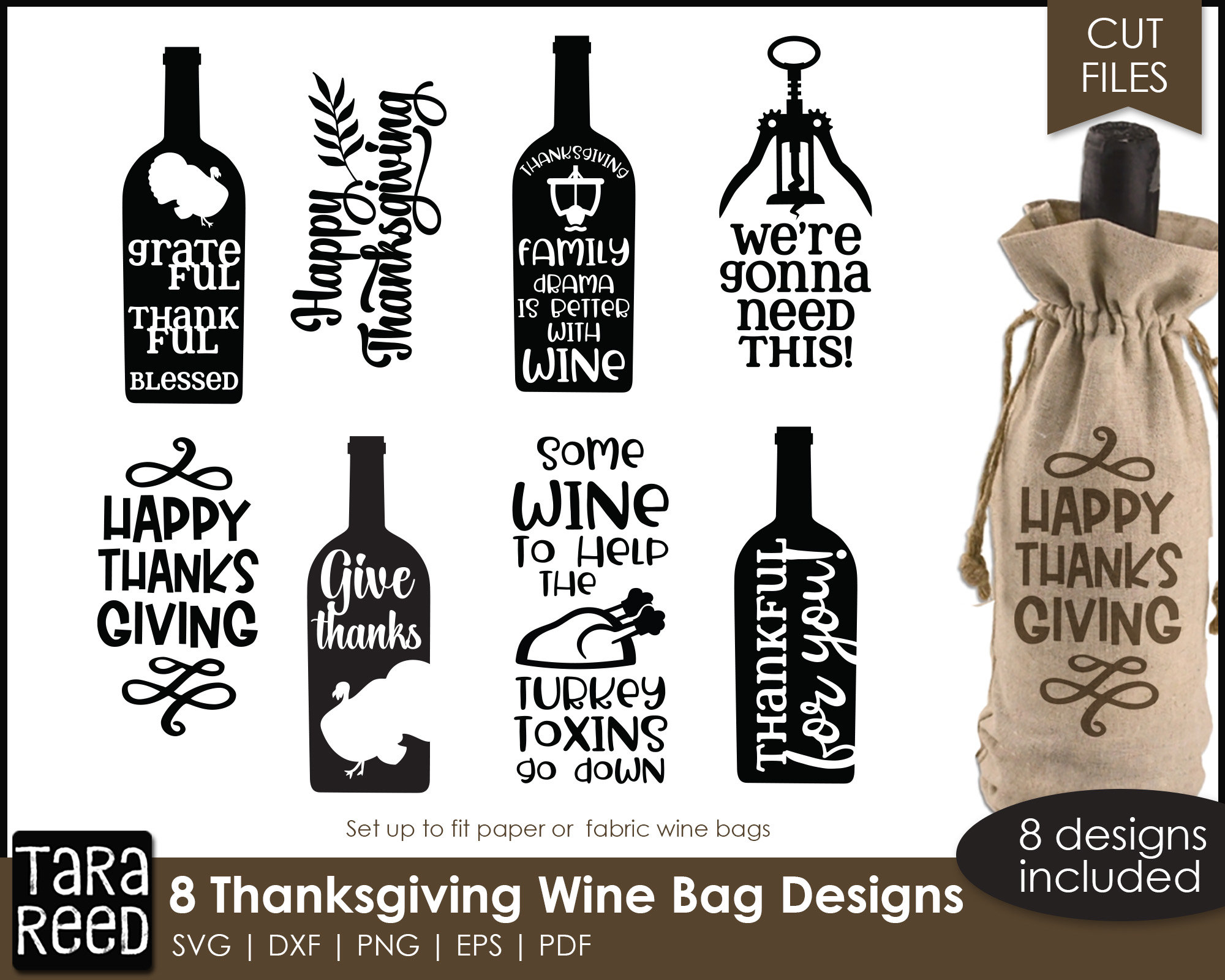 15 Wine Bag Svg Bundle Wine Glass Svg Christmas (Download Now) 