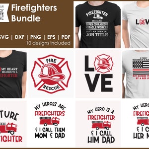 Bombero SVG y archivos de corte para artesanos
