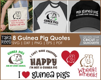 Guinea Pig SVG and Cut Files for Crafters