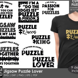 File SVG e di taglio per puzzle per artigiani