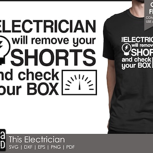 Electrician SVG and Cut Files for Crafters