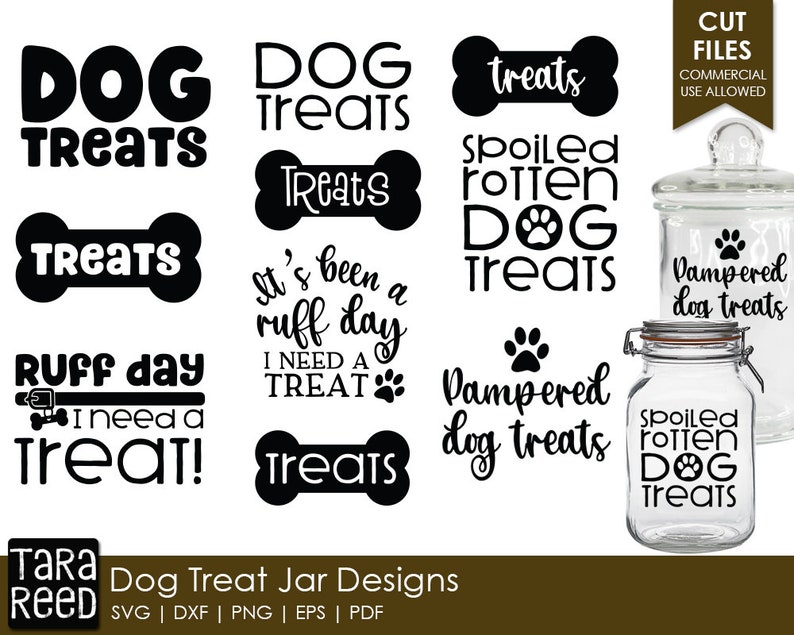 Download Dog Treat Jar Designs Dog SVG and Cut Files for Crafters ...
