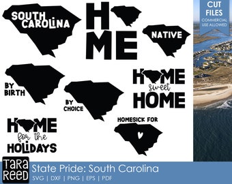 South Carolina SVG and Cut Files for Crafters