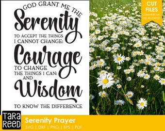 Serenity Prayer SVG and Cut Files for Crafters