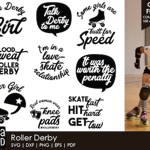 Roller Derby SVG and Cut Files for Crafters