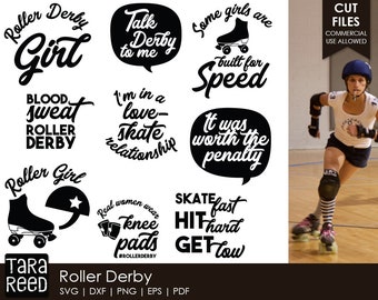 Roller Derby SVG and Cut Files for Crafters