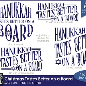 Designs de Planche de charcuterie Hanukkah | Bac à pâture
