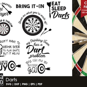 Darts SVG und Schnittdateien für Handwerker