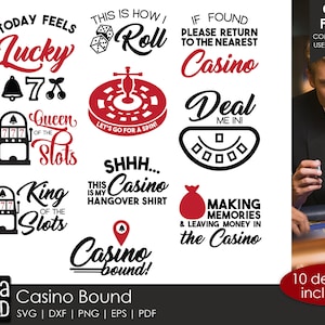 Casino Bound - Casino SVG and Cut Files for Crafters