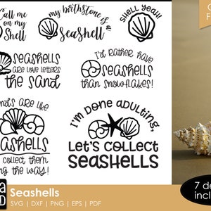 Fichiers SVG et découpés de coquillages pour les artisans