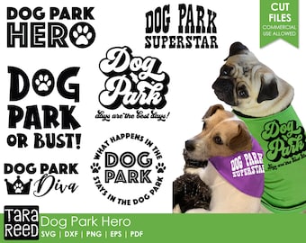 Dog Park Hero - Dog SVG and Cut Files for Crafters