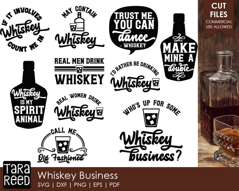 Download Whiskey Business Whiskey SVG and Cut Files for Crafters | Etsy