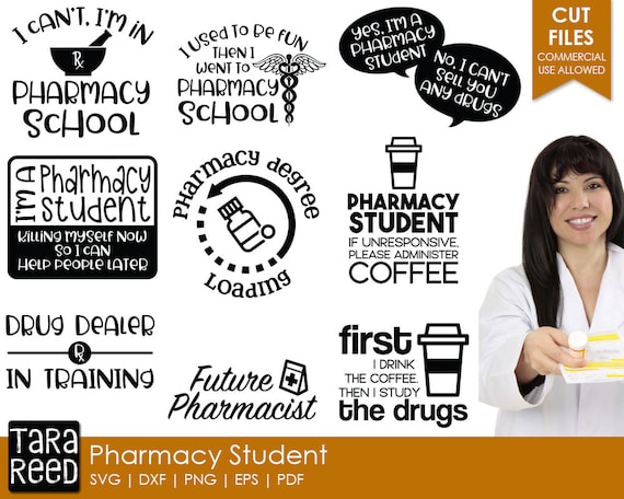 Download Pharmacy Student Pharmacy Svg And Cut Files For Crafters Etsy