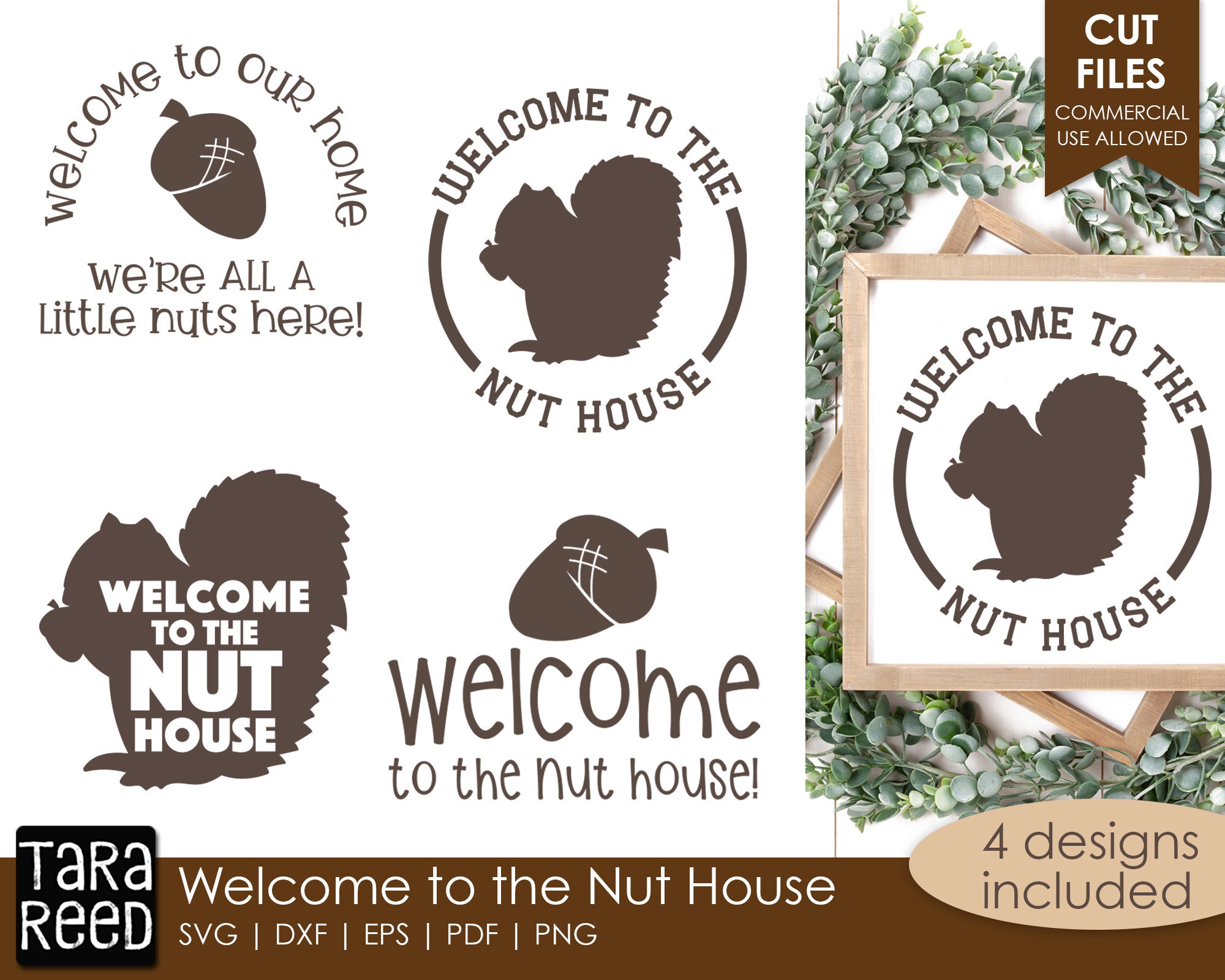 to the Nut House Home SVG and Cut Files for Crafters Etsy