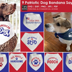 Vaterhafte Hundehalstücher - SVG und Schnittdateien für Handwerker
