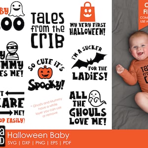 Halloween Baby - Halloween SVG and Cut Files for Crafters