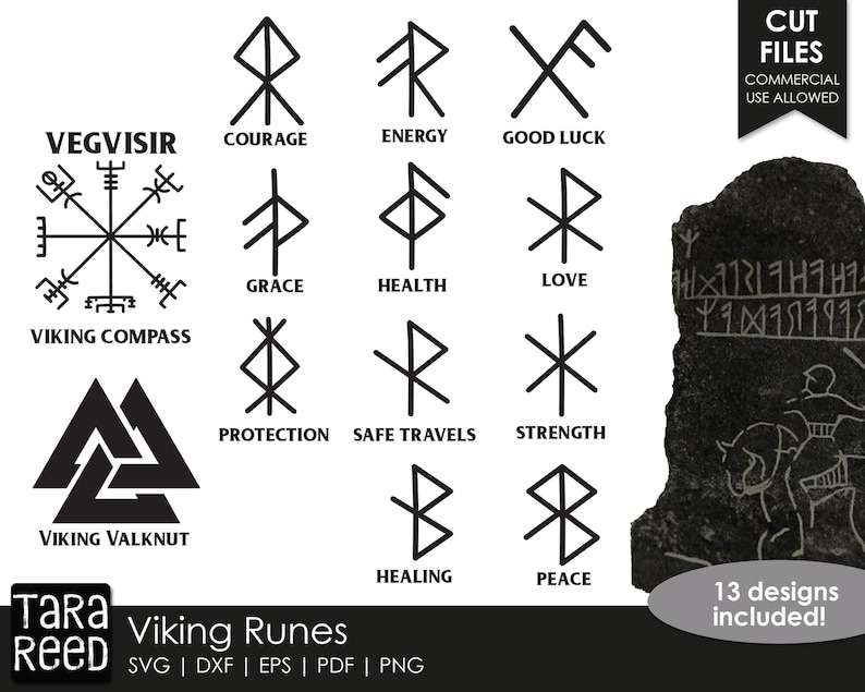 Viking Runes SVG and Cut Files for Crafters | Etsy