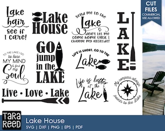 Lake House - Lake SVG and Cut Files for Crafters