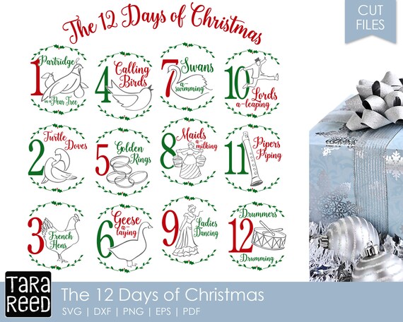 Download 12 Days Of Christmas Christmas Svg And Cut Files For Etsy 3D SVG Files Ideas | SVG, Paper Crafts, SVG File