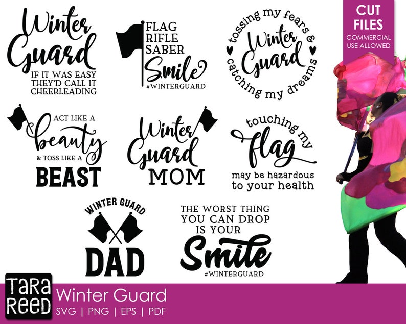 Download Winter Guard SVG and Cut Files for Crafters | Etsy