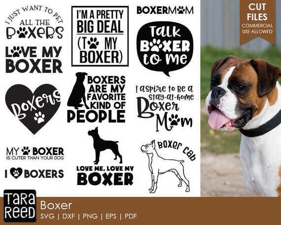 Download Boxer Svg And Cut Files For Crafters Etsy