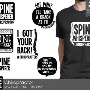 Chiropraktor SVG und Schnittdateien für Handwerker