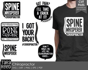 Chiropractor SVG and Cut Files for Crafters