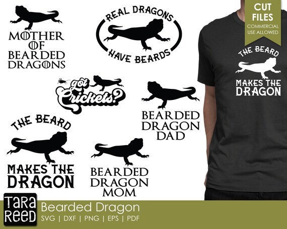 Bearded Dragon Svg And Cut Files For Crafters Etsy
