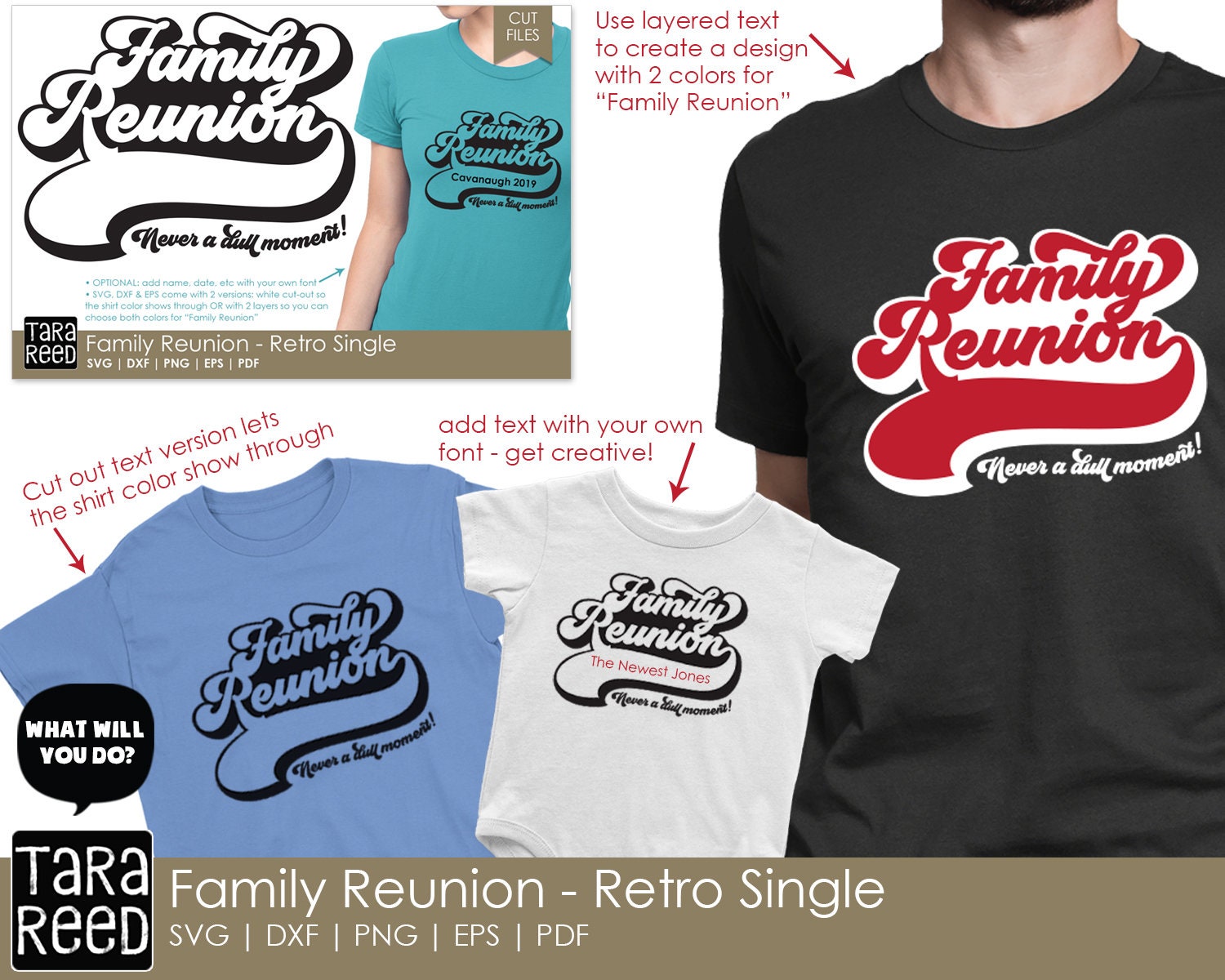 Paper svg file for Silhouette Pattern Virginia Family Reunion SVG ...