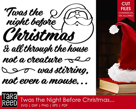 Download Free Twas The Night Before Christmas Christmas Svg And Cut Files Etsy SVG DXF Cut File