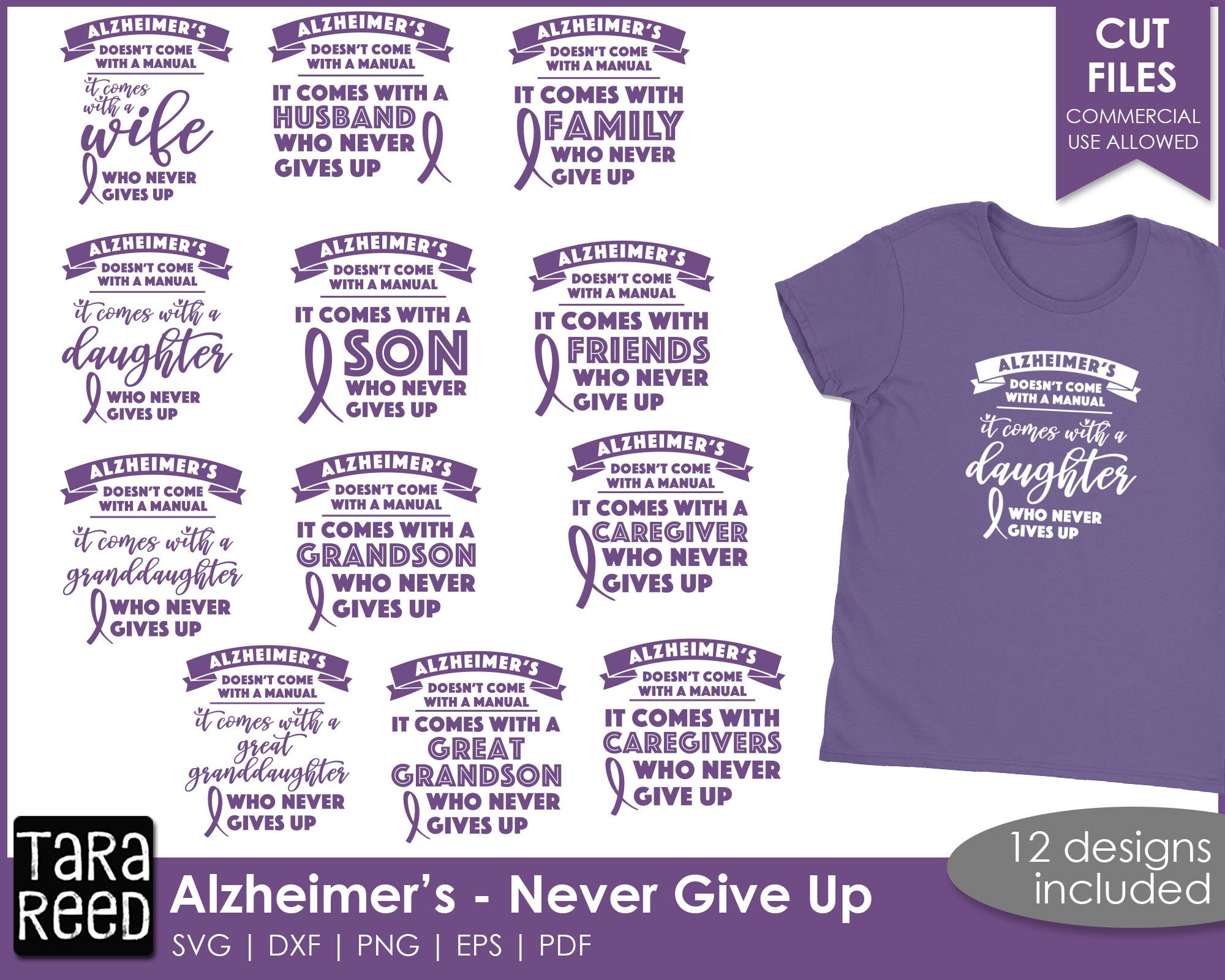 Alzheimer's Quotes for Crafters | Alzheimer's Walk Shirts - Etsy Sweden, image size:2000x1600