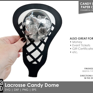 Lacrosse SVG for Cricut - Lacrosse Coach Gift - Candy Dome SVG