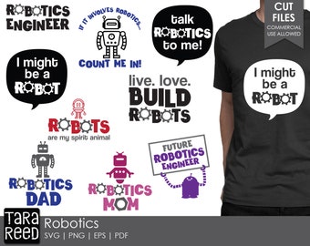 Robotics - SVG and Cut Files for Crafters