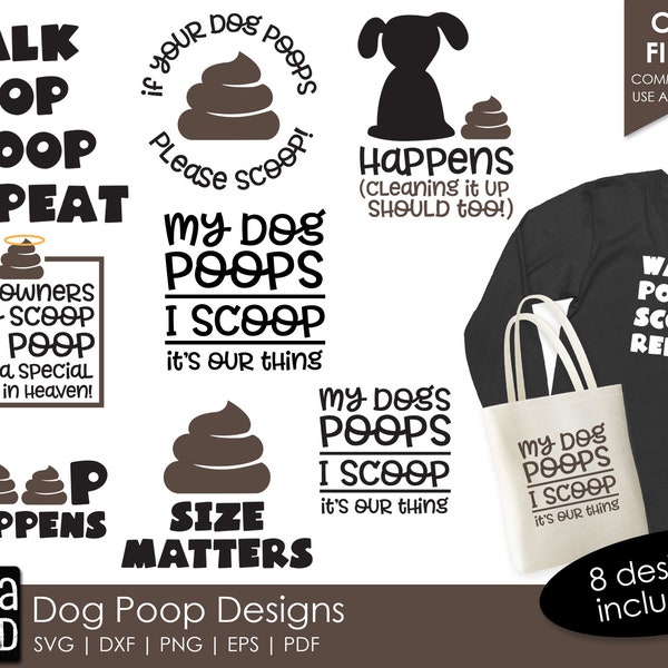 Dog Poop - Dog SVG and Cut Files for Crafters