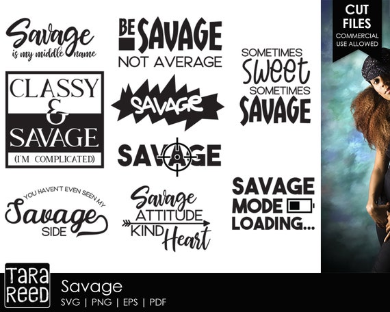 Download Savage SVG and Cut Files for Crafters | Etsy