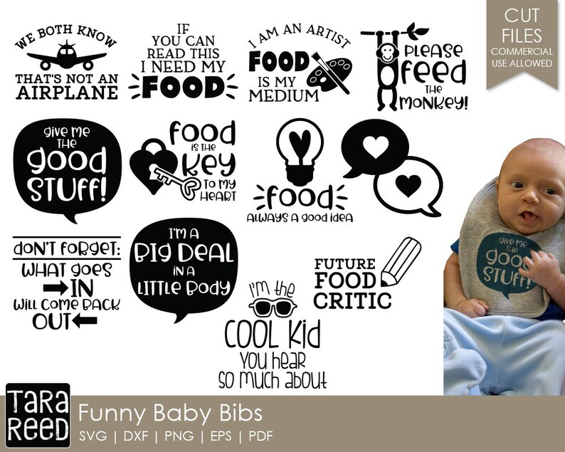 722+ Baby Bib Svg - SVG,PNG,EPS & DXF File Include