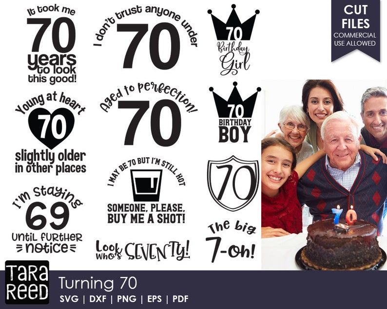 Download Birthday Svg And Cut Files For Crafters Turning 70 Kids Crafts Paper Party Kids Jewellerymilad Com