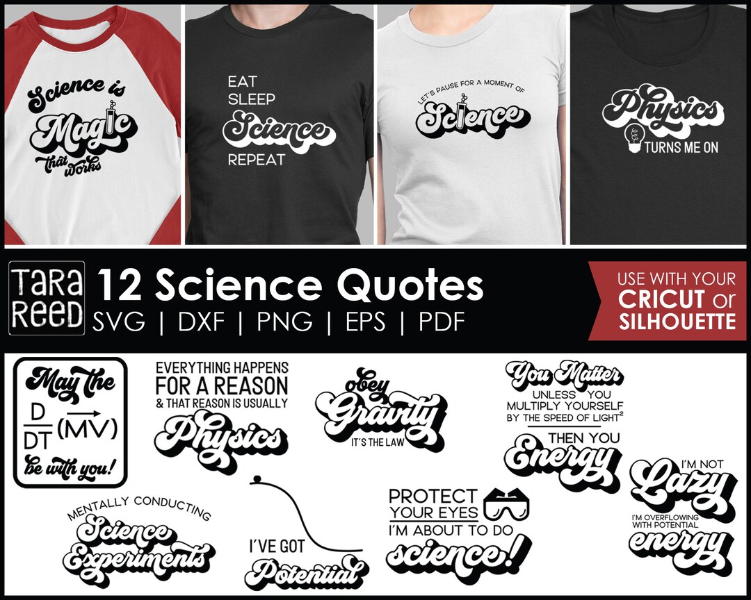 Science SVG and Cut Files for Crafters - Moment of Science - Etsy