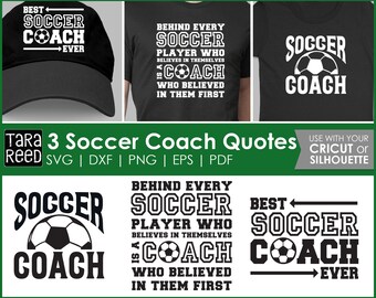 Soccer Coach SVG Files | Cricut & Silhouette Designs (Digital Download)